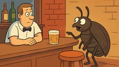 Joke: A dung beetle walks into a bar