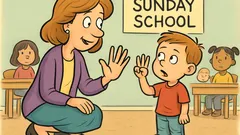 Joke: A Sunday school teacher asks a boy