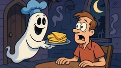 Joke: I was once served French pancakes